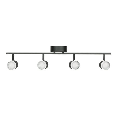 AFX Gregor 4 Light LED Fixed Rail - Black GRGF4450L30D1BK